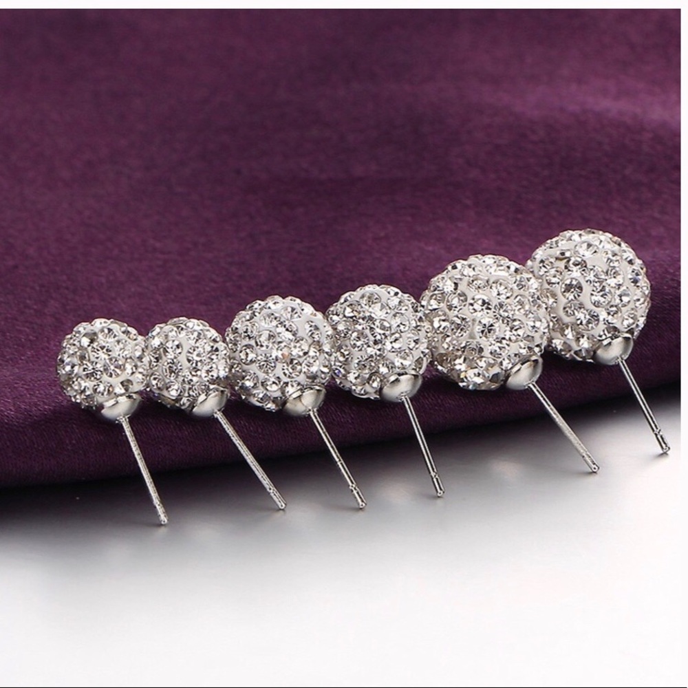 Rhinestone earrings brand new